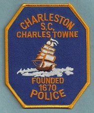 CHARLESTON SOUTH CAROLINA POLICE SHOULDER PATCH