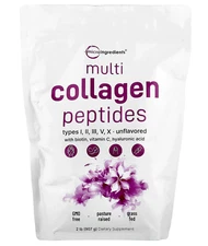 2 lb (907 g) ORIGINAL Micro Ingredients Multi Collagen Peptides Unflavored 06/26