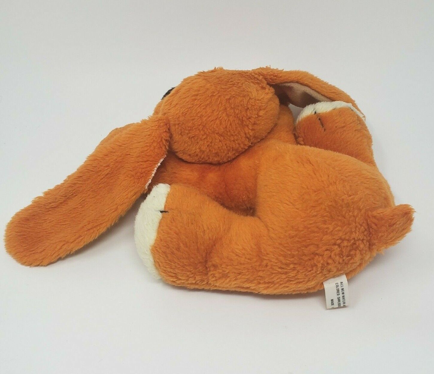 Vintage Singi Dog plush Beagle Lays Flat Brown Black ears nose -   Portugal