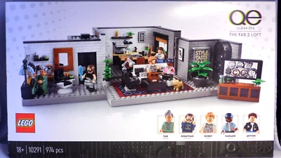 LEGO ICONS 10291 Queer Eye – Das Loft der Fab 5 mit 7 Figuren und Hund NEU - Bild 1 von 2