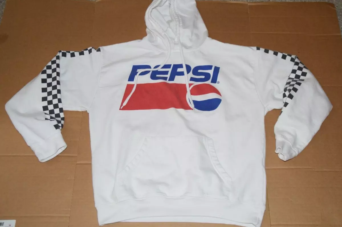 White clearance pepsi hoodie