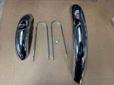 Schwinn Bicycle Stingray Orange Pea Picker Apple Krate Chrome Fender Set Bolt On