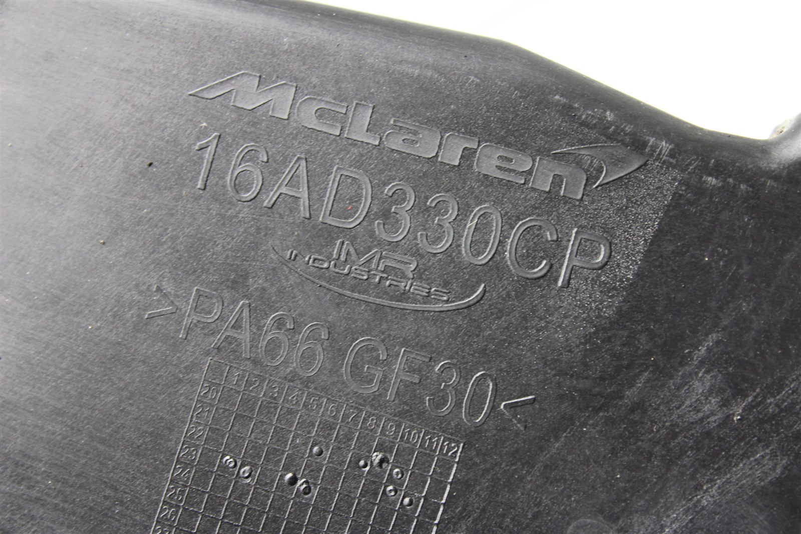 McLaren Artura 2025 Right Inner Quarter panel P/N 16AD330CP