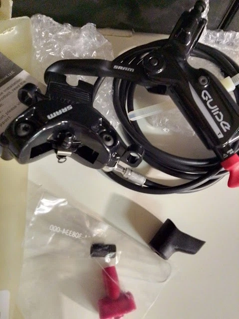 freno posteriore mtb 4 pistoncini sram guide t nuovo in kit di montaggio - Immagine 4 di 4