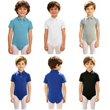 Unisex Kids Romper Adaptive Clothing Bodysuit Vacation Jumpsuit Weekend Lapel