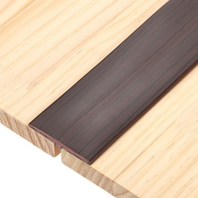 T-Molding Transition Strips 9.84Ft x 1.97'' Flooring Edging Trim Black Walnut