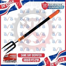 LONG HANDLE TELESCOPIC EXTENDING EXTENDABLE GARDEN HAND FORK PLANTING WEEDING