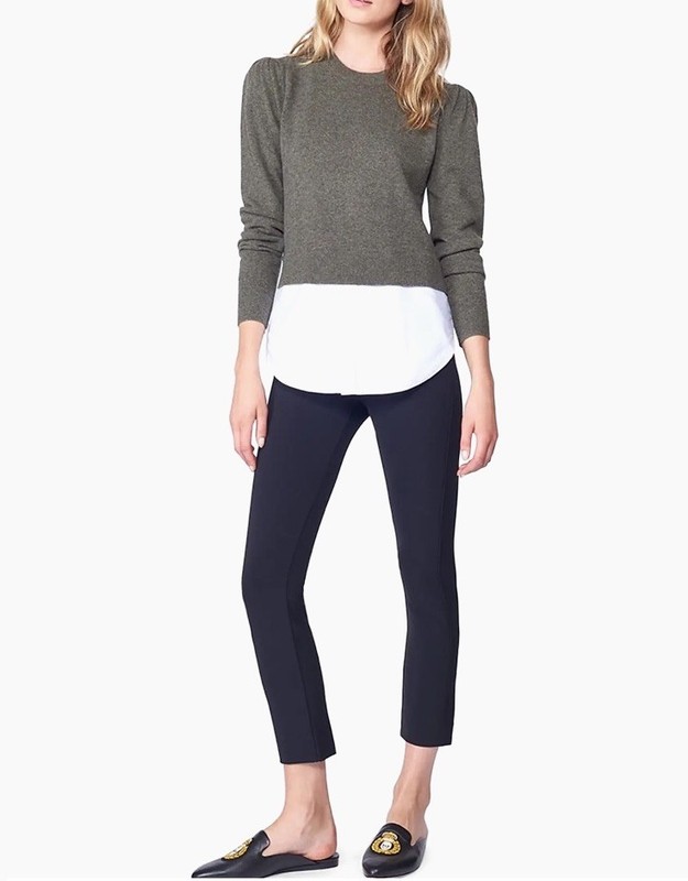 Veronica Beard Zip Back Scuba Pant 20 NWT Navy $295 Trouser