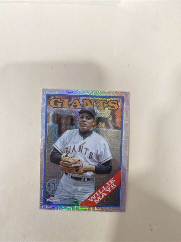 2023 Topps Series 1 - 1988 Topps Chrome Silver Pack Willie Mays #T88C-46