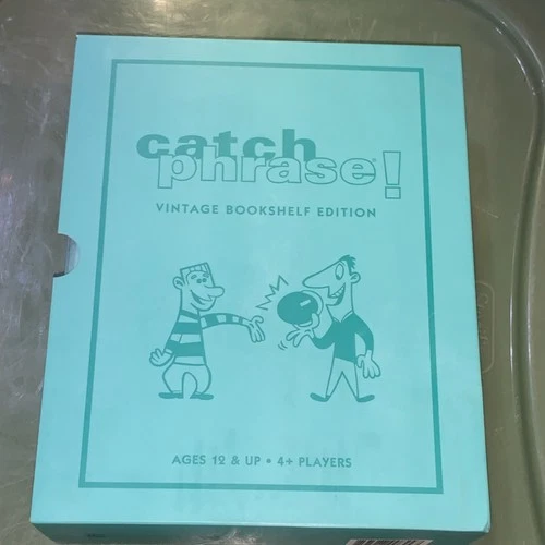 Hasbro Catch Phrase!: Vintage Bookshelf Edition Board Game, Ages 12+, 4+ Players