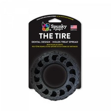 Spunky Pup Reclaimed Rubber Tire Dog Chew Toy   Small Dental Toy