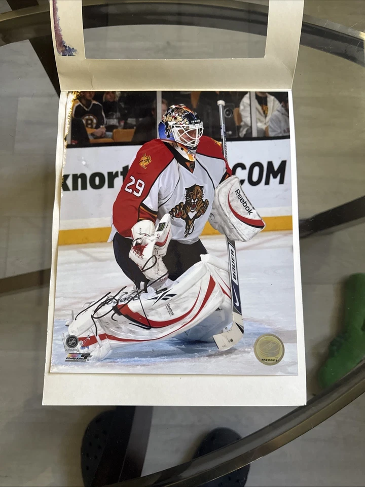 Foto autografiada de Tomas Vokoun de los Florida Panthers 8x10 Foto 4 de 4