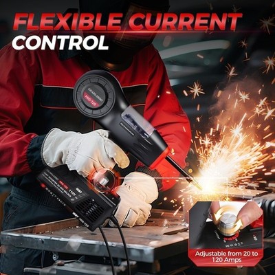 Handheld 110V 120A MIG Welding Machine Gasless Flux Core Welder ,Easy to Operate