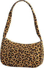 , Leo Tasche Damen, Halbmond Tasche Damen, Umhängetasche damen Gross, Leoparden 