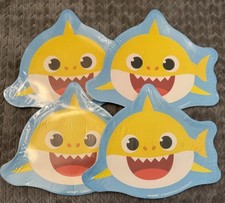 32 Baby Shark Dance Pinkfong Cartoon Birthday Party 7.8" Shaped Dinner Plates