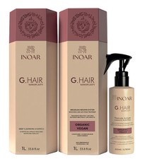INOAR G.Hair Nanoplasty Kit   3-Step Formaldehyde-Free Straightening System