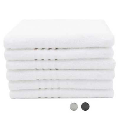 6er Set Handtücher Handtuch Gästehandtuch 100% Baumwolle 40x60 cm