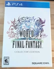 World of Final Fantasy PS4 Collector's Edition - Opened, CIB, All Merch Included