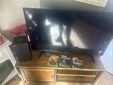 Black Xbox Series x 1TB Good Condition with Three Games No Controller Included
