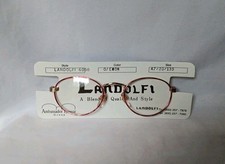 Landolfi 6050 Eyeglass Frames G/e809 Red,gold 47  20-135