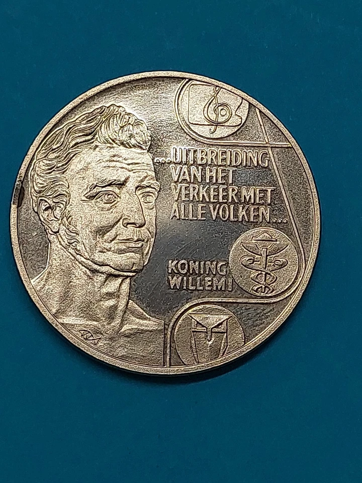Niederlande 2,5= 2½ ECU 1992 König Willem I Münze Coin Sammlung Stempelglanz STG - Bild 4 von 4