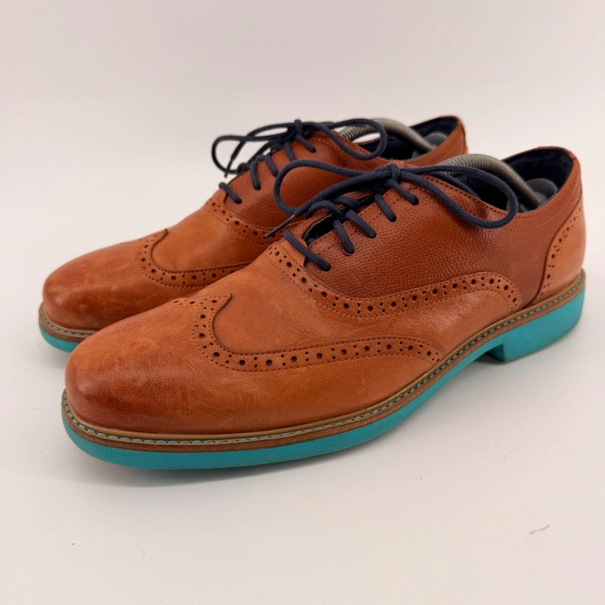 Cole Haan LunarGrand Long Wingtip Brown Derby Shoe Mens Size 8 8M Retro C13738 Cole Haan LunarGrand Wingtip Oxford Men main image 4