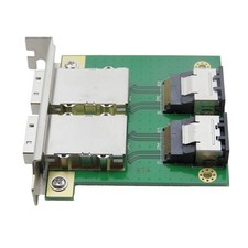 36Pin Mini SAS SFF-8088 to SAS SFF-8087 PCBA Female Adapter With PCI Bracket
