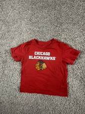 Chicago Blackhawks Kids Sz 2T Red T-Shirt Short Sleeve NHL Connor Bedard