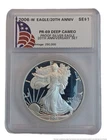 SEGS PR 69 Proof 2006 W American Silver Eagle Deep Cameo Bullion Coin