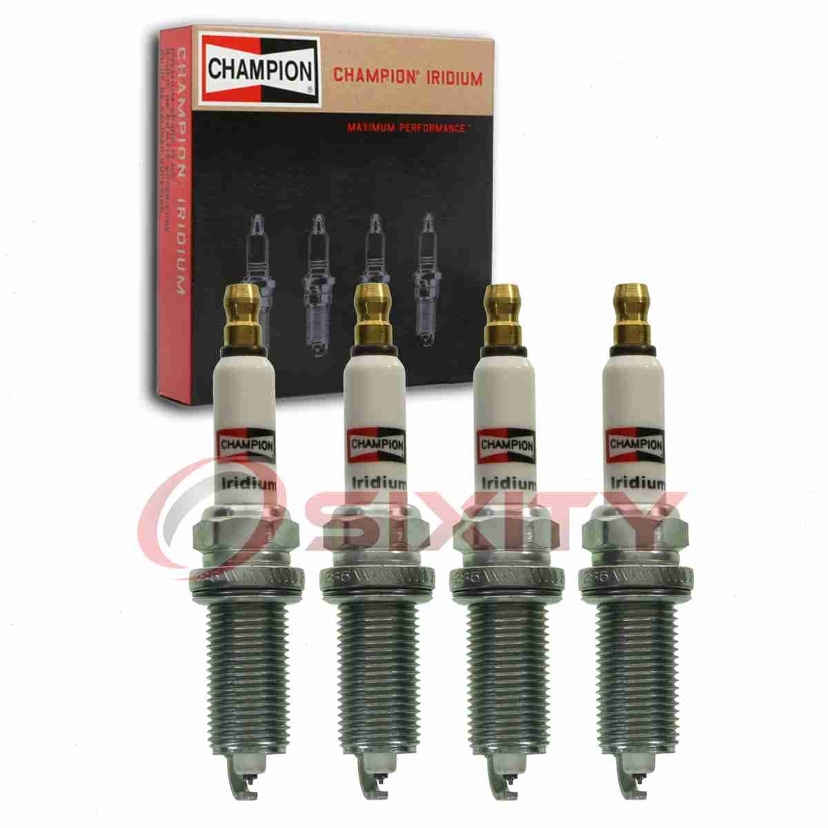 4 pc Champion Iridium Spark Plugs for 2017-2020 Toyota Tacoma 2.7L L4 xq