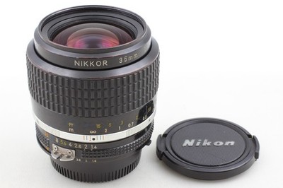 [EXC+5 w/caps] Nikon Ais Ai-s Nikkor 35mm f/1.4 Wide Angle Lens From JAPAN