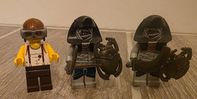 Lego Pharaoh's Quest Golden Staff Guardians 7306 100% Pieces and Manual, No Box