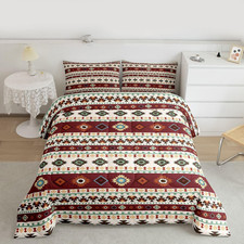 Queen Size Southwestern Native Aztec Bedding Set Boys Girls Indian Tribal Geomet