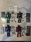Vintage 1996 Beetleborgs Black Green Red Blue Hunter Figure Lot 100% Complete