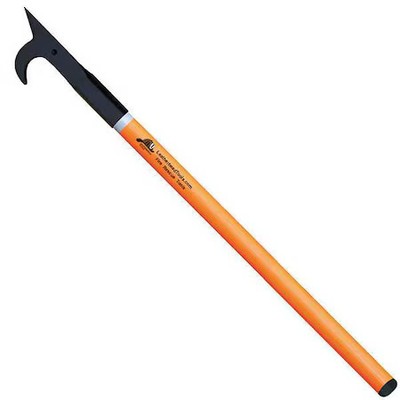 Leatherhead Tools Plo-8Ah-B American Hook, 8 Ft. Pro-Lite Pole, Hiviz Orange