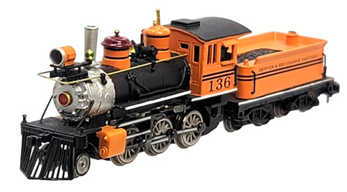 Z Märklin 88035 2-6-0 D&RGW Lokomotive 5-polig #136 & Tender (geprüft) | Zustand: Used