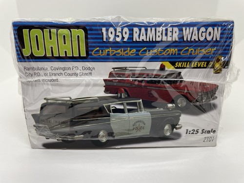 Johan 1959 Rambler Wagon Model Car Kit 1/25 Scale Rare - 3 decal sheets 2101 - Picture 3 of 21