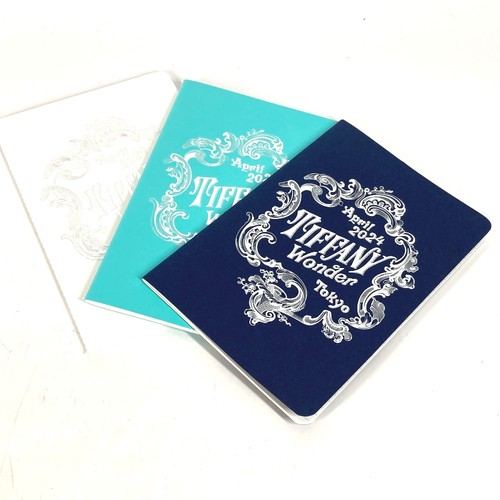 TIFFANY&Co. Exhibition Tiffanywonder Venue Limited Set of 3 notebooks Unused
