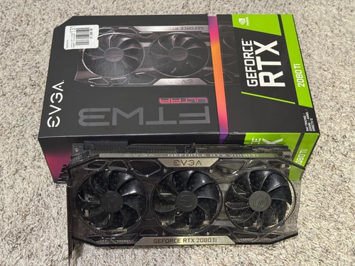 EVGA GeForce RTX 2080 Ti FTW3 ULTRA 11GB GDDR6 Graphics Card (11G-P4-2487-KR)