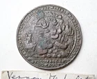 Vernon Medalet Commemorating Capture Portobello 1739 War of Jenkins Ear British