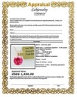 GENUINE 3.70 Cts PINK SAPPHIRE PENDANT 14K ROSE GOLD - Free Appraisal - NWT — photo 5