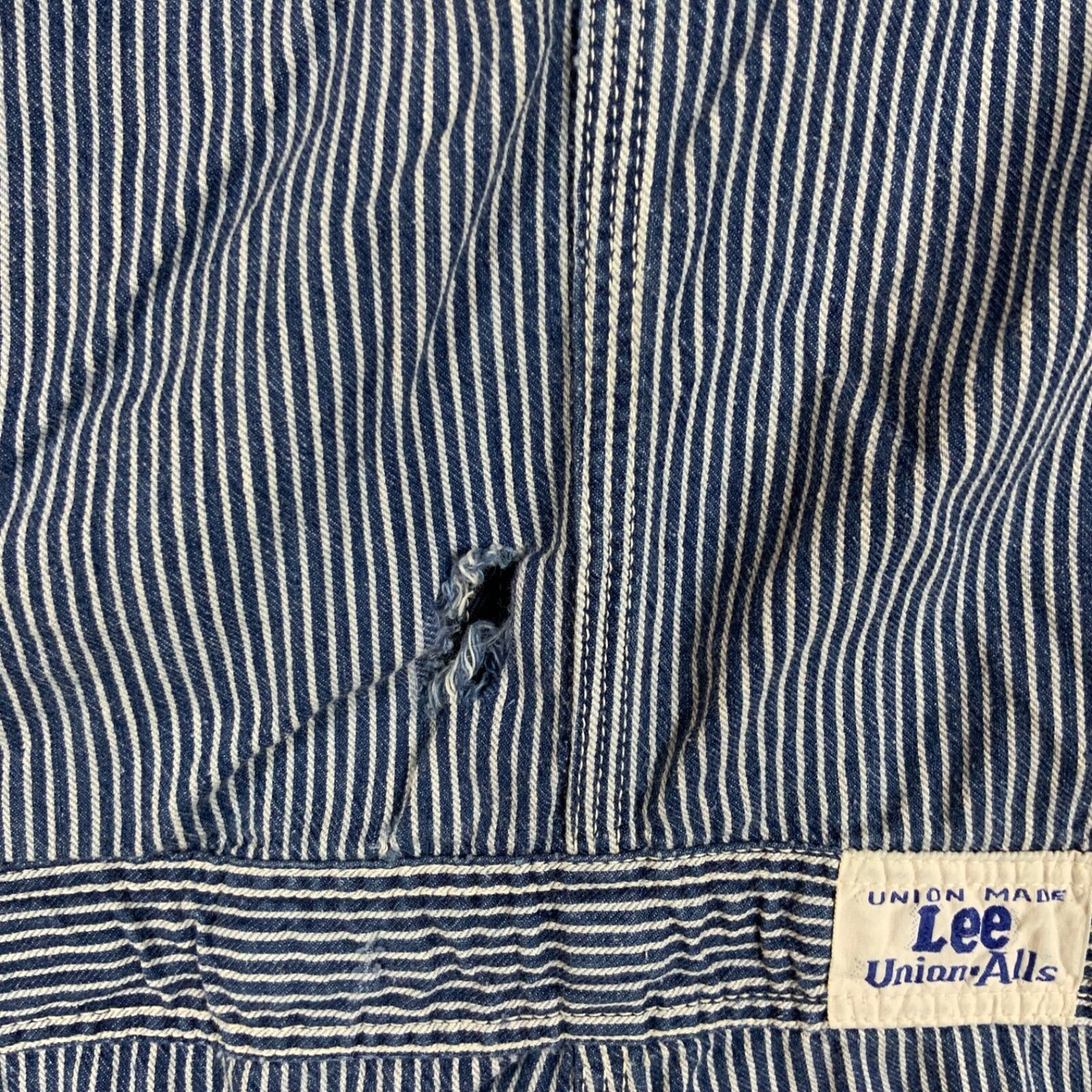 Vintage Lee 1950s Union-Alls Striped Canvas Workwear Vintage Lee 1950s Union-Alls Striped Canvas Workwear