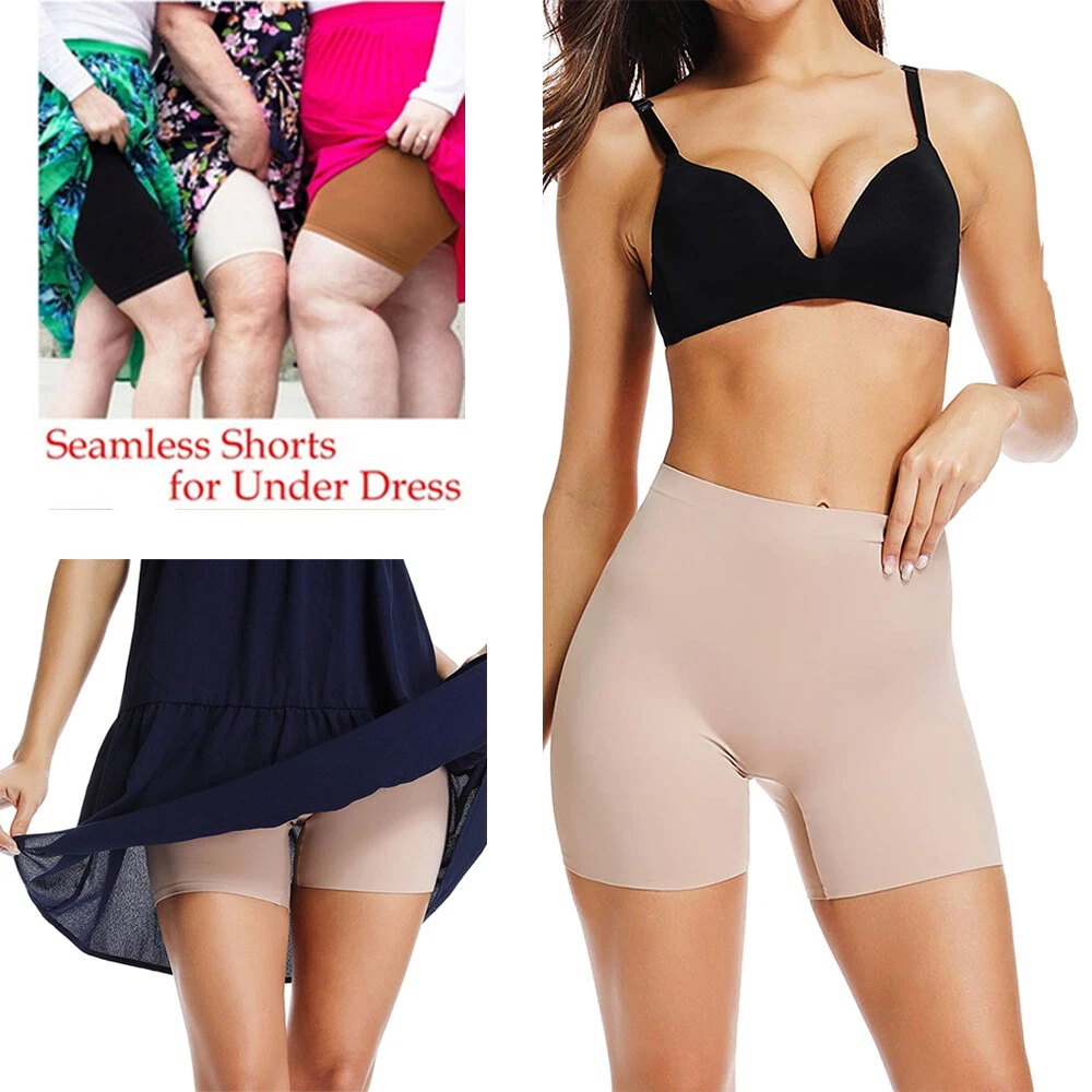 High Waist Slip Shorts Soft Seamless Boyshorts Underpants Tummy Control  Panty Abdomen Compression and Smoothing Shapewear