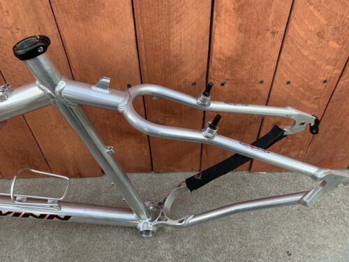 Vintage Schwinn Homegrown Mountain Bike Frame Polished Aluminum 17” medium size - Picture 18 of 23