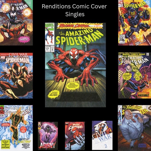 2024 Upper Deck: Marvel Renditions Spider-Man - Variante de portada de cómic singles