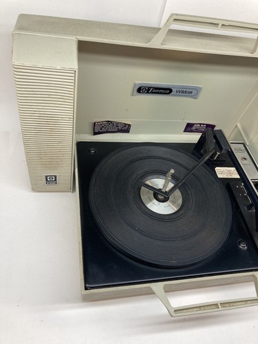 Emerson WILDCAT DS-51 Suitcase Record Player BSR Turntable For Parts/Repair - Picture 2 of 10