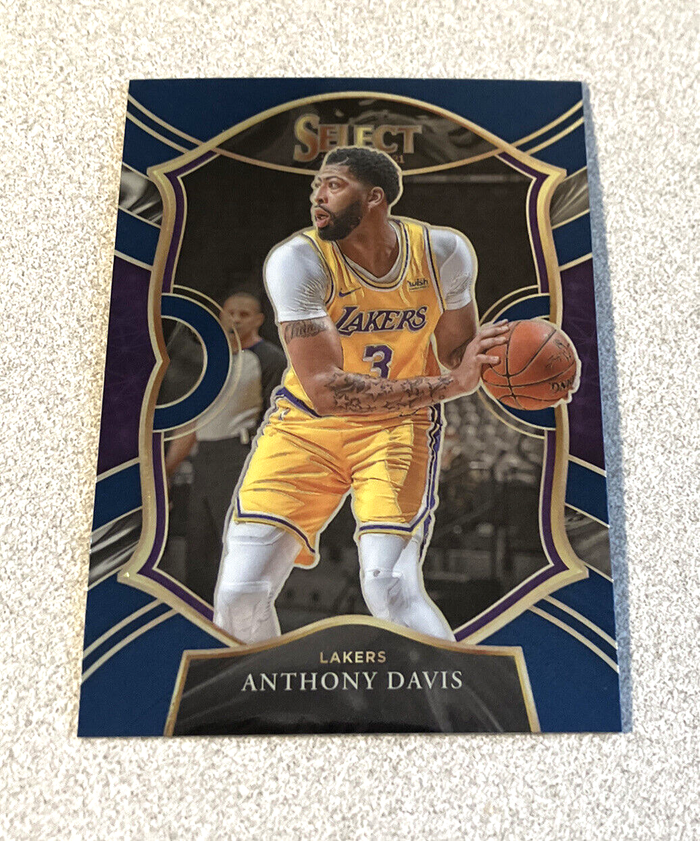 2020-21 Panini Select Concourse Blue #45 Anthony Davis