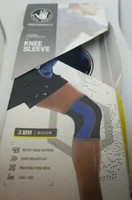 Body Glove Perfomance Thermal Compression KNEE SLEEVE 3MM Medium Please Read