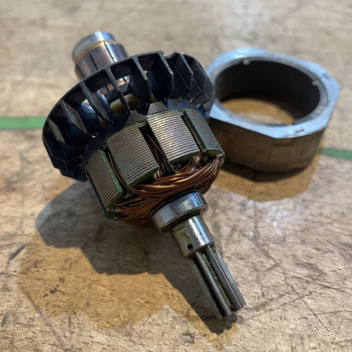 Makita DTD152 MOTOR armature 619377 8 yoke 638369 5 quality genuine used parts