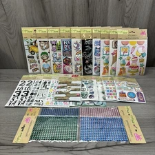 Crafters Square Stickers Lot Of 25 Packs Variety Pop Up Craft Gemstones New
